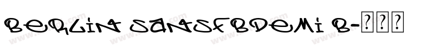 Berlin SansFBDemi B字体转换